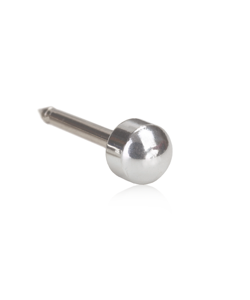 Silver Plain Ball 4mm (REG) - Ear Piercing