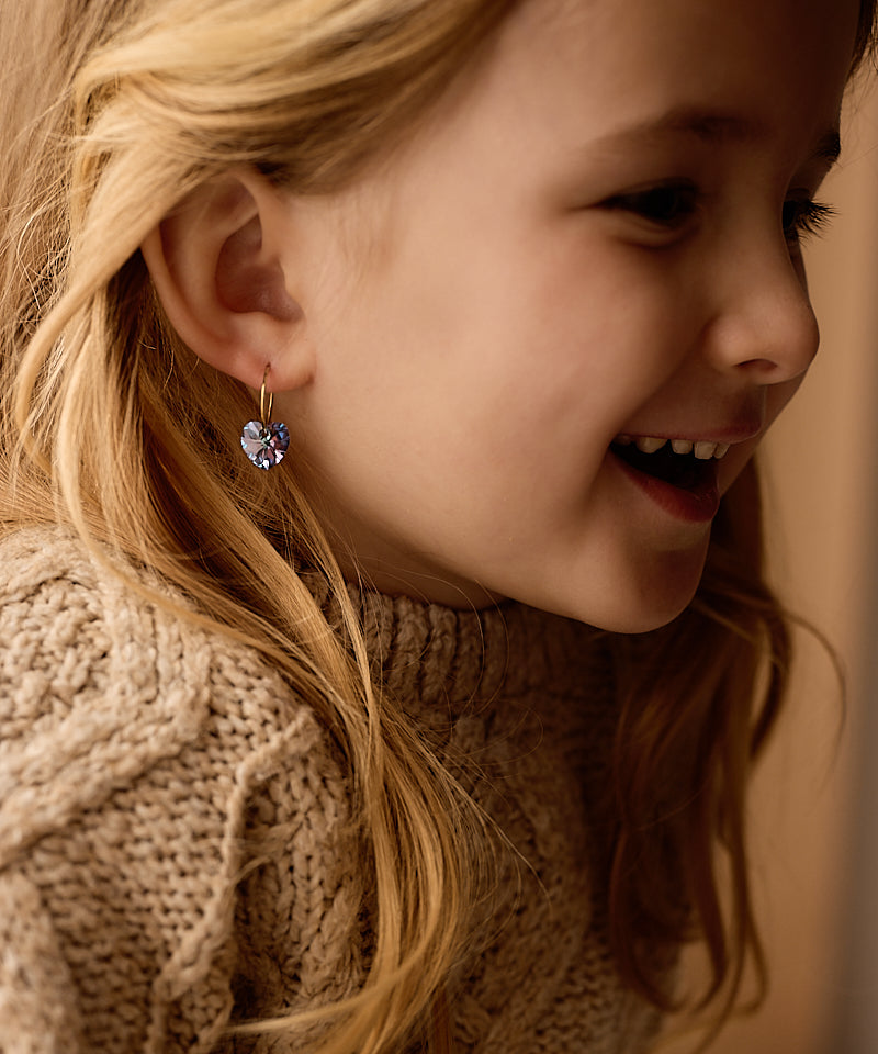 Gold Sleeper Heart 10mm