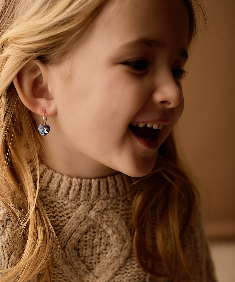 Gold Sleeper Heart 10mm