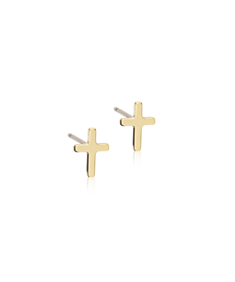 Gold Cross 8mm