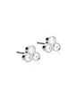 Silver Clover 6mm