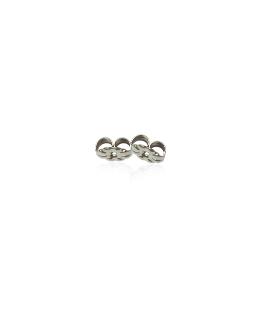 Titanium Earring Backs for Titanium Studs (Packet of 10 or 4)