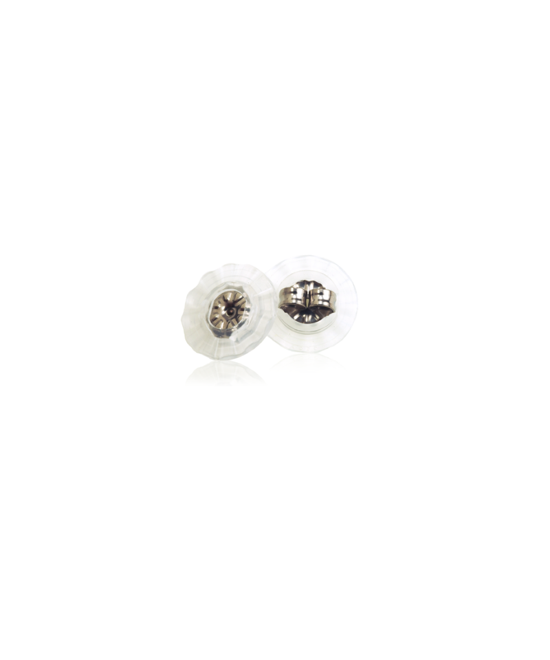 Titanium Earring Backs with Disc for Titanium Studs (Packet of 10 or 4)