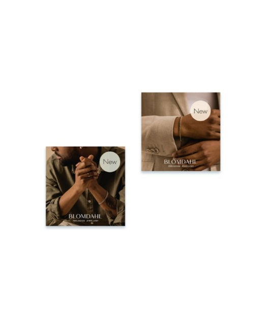 Sign for Mini Window plexiholder : Men's Skin Friendly Jewellery