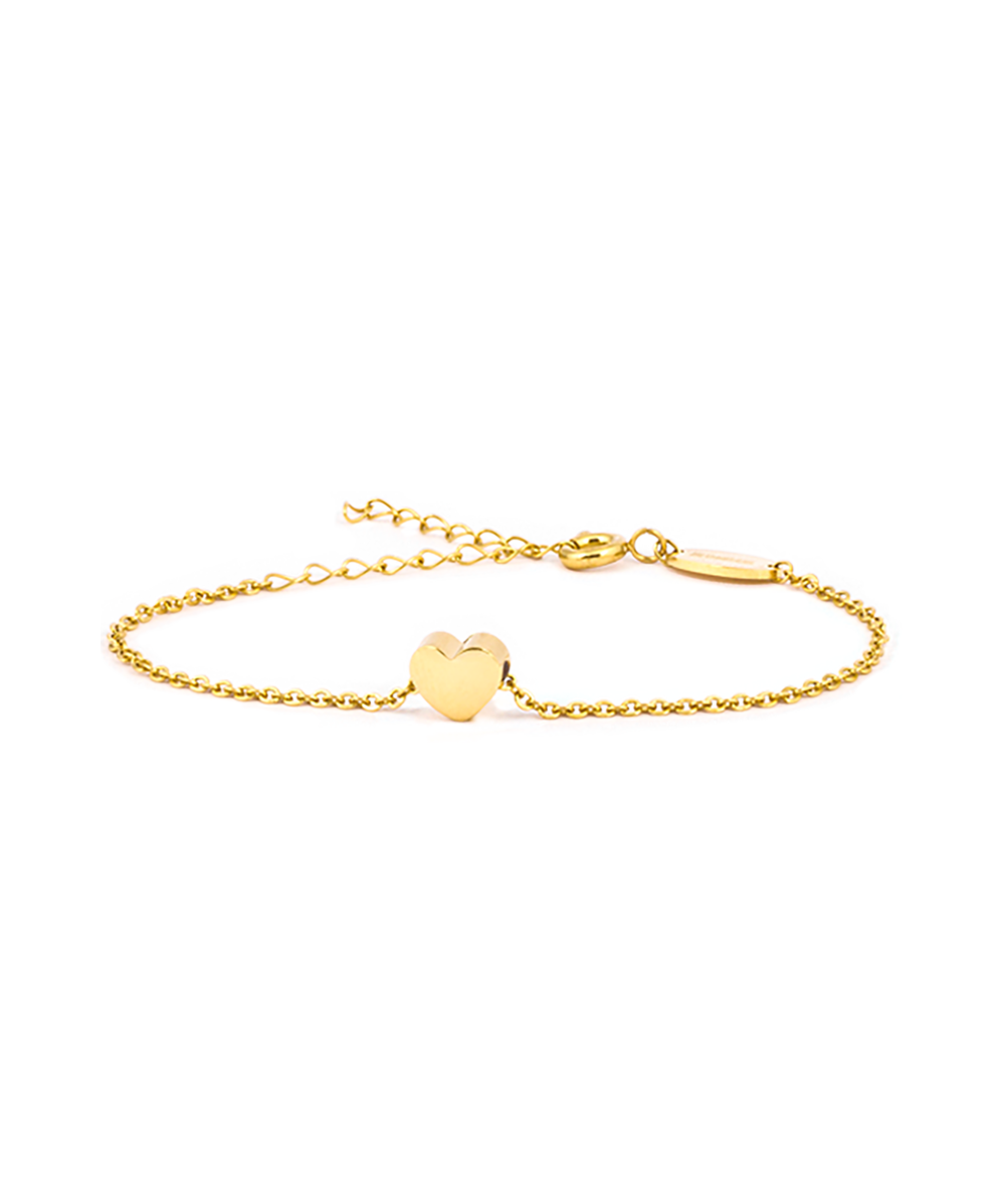 Gold Heart Bracelet
