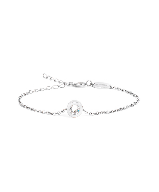 Silver Grand Bezel Bracelet