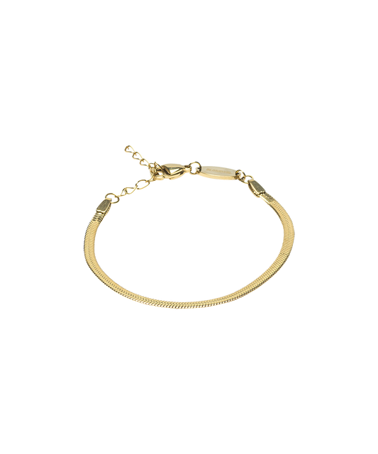 Gold Plain 2.5mm Bracelet