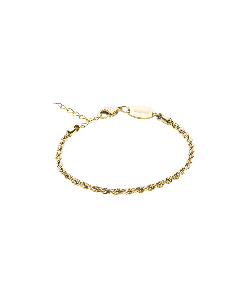 Gold Twist 2.5mm Bracelet