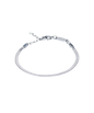 Silver Plain 2.5mm Bracelet
