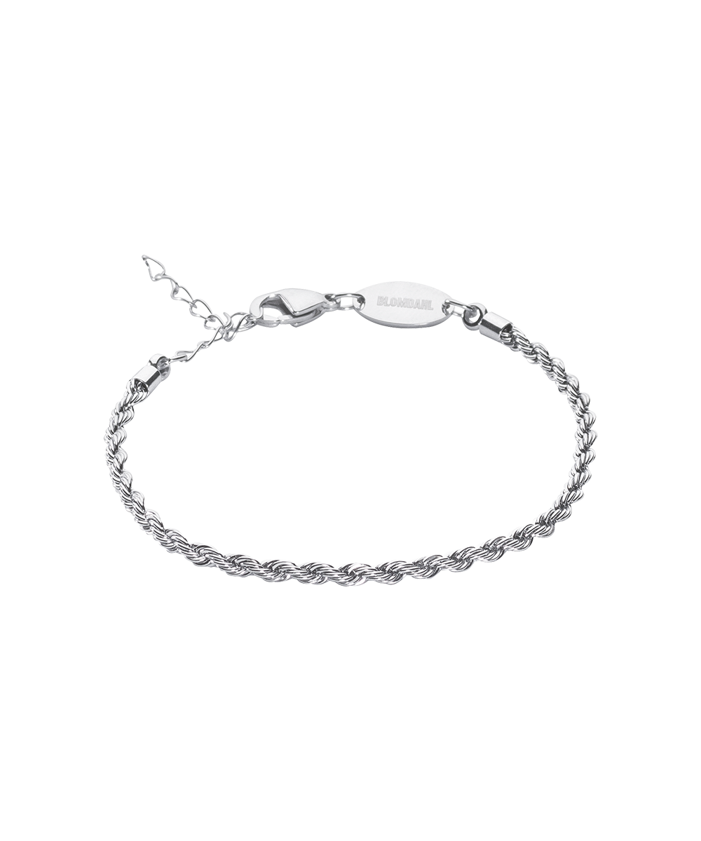 Silver Twist 2.5mm Bracelet