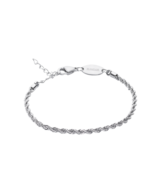 Silver Twist 2.5mm Bracelet