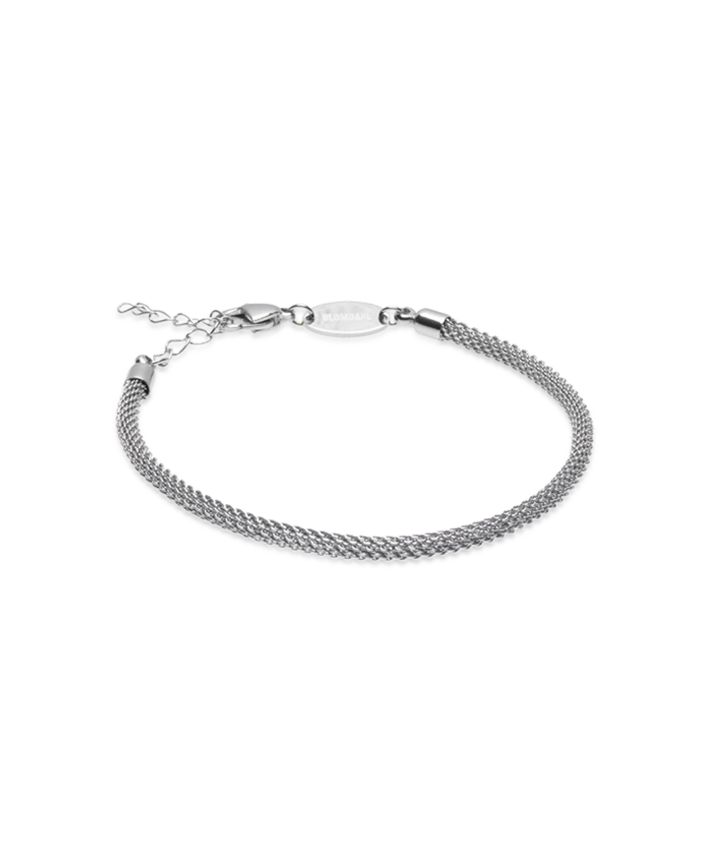 Silver Round Mesh 3mm Bracelet