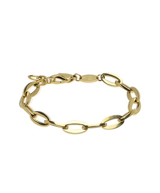 Gold Grand Link 7.3mm Bracelet
