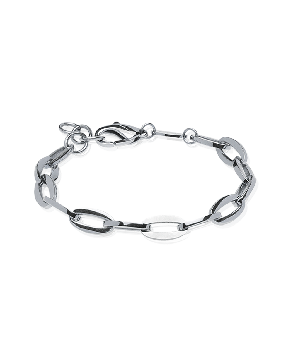 Silver Grand Link 7.3mm Bracelet