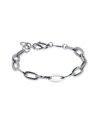 Silver Grand Link 7.3mm Bracelet