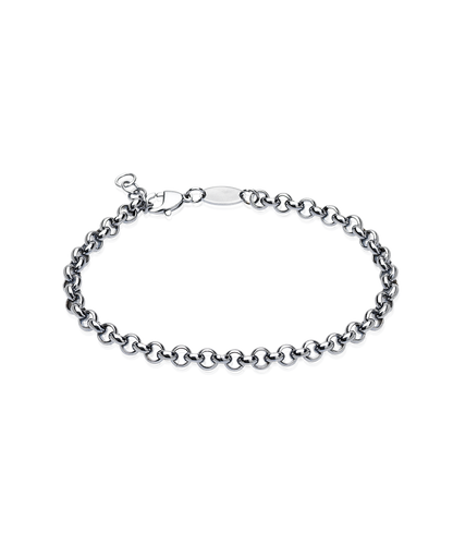 Silver Box Chain 5mm Bracelet (Men)