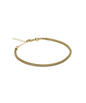 Gold Round Mesh 3mm Bracelet (Men)