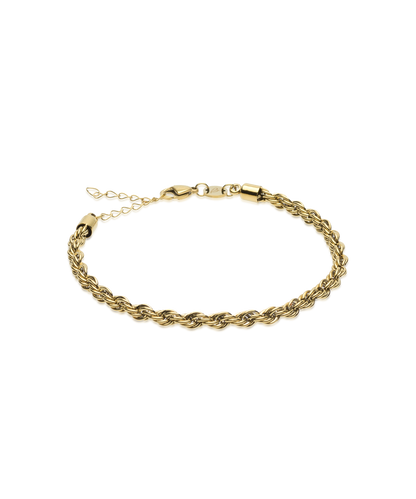 Gold Grand Twist 3.9mm Bracelet (Men)