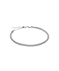 Silver Round Mesh 3mm Bracelet (Men)