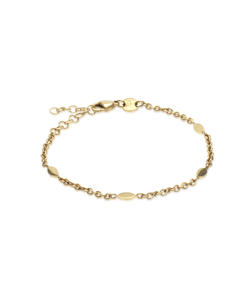 Gold Oval 3mm Bracelet