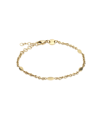 Gold Oval 3mm Bracelet