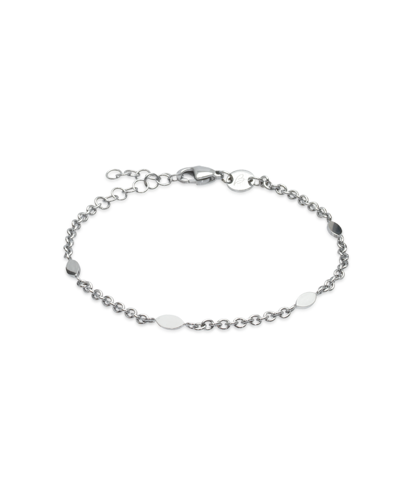Silver Oval 3mm Bracelet