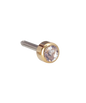 Gold Bezel Crystal 4mm (REG) - Ear Piercing