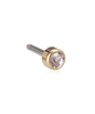 Gold Bezel Crystal 3mm (MINI) - Ear Piercing