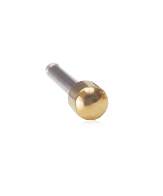Gold Plain Ball 3mm (MINI) - Ear Piercing