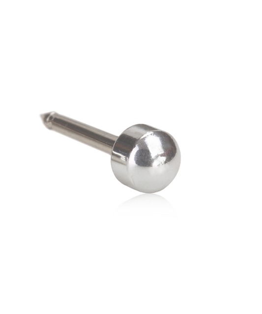 Silver Plain Ball 4mm (REG) - Ear Piercing