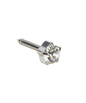 Silver Tiffany Crystal 4mm (REG) - Ear Piercing