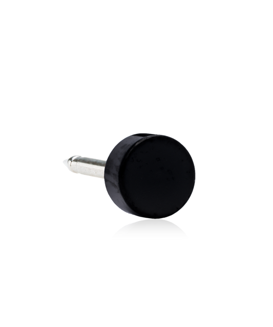 Black Puck 5mm (REG) - Ear Piercing