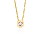 Gold Grand Bezel Necklace