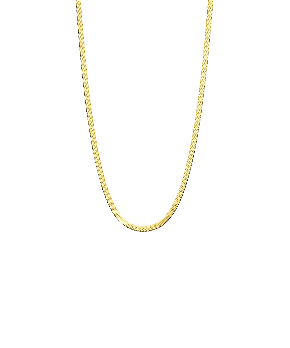 Gold Plain 2.5mm Necklace
