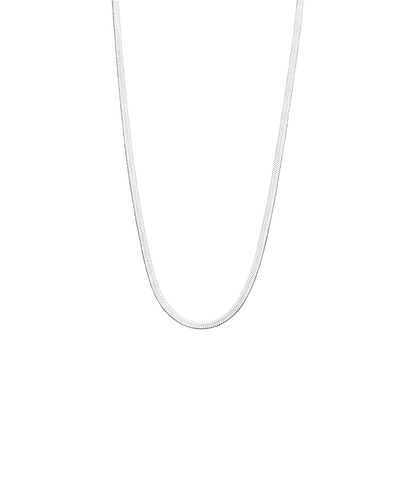 Silver Plain 2.5mm Necklace
