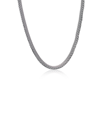 Silver Round Mesh 3mm Necklace