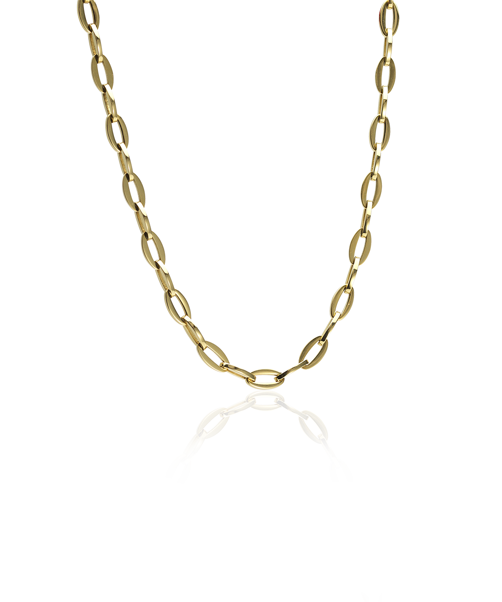 Gold Grand Link 7.3mm Necklace