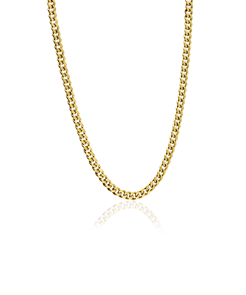 Gold Grand Curb Link Necklace 6.5mm