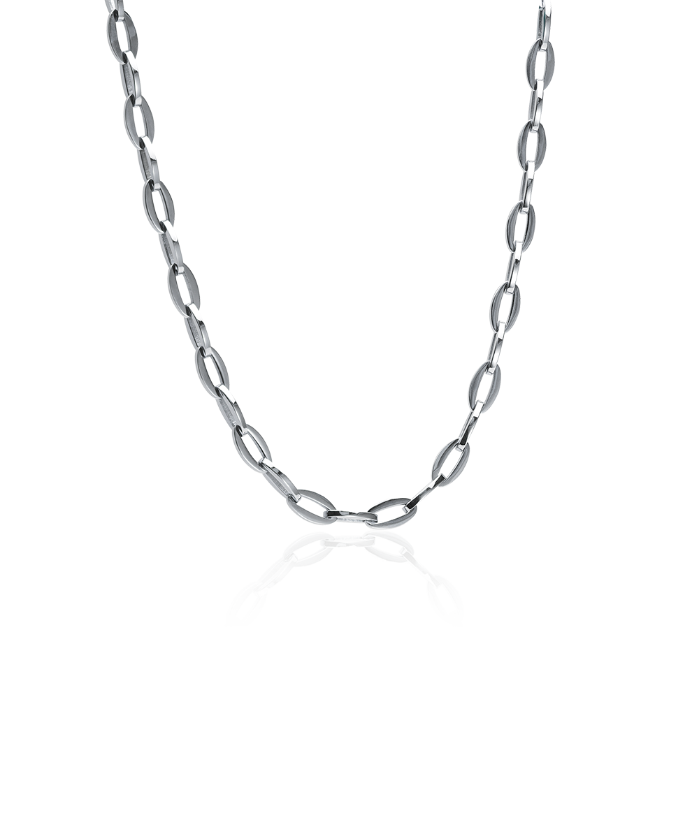 Silver Grand Link 7.3mm Necklace