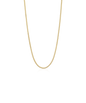 Gold Micro Curb Link Necklace 2.25mm