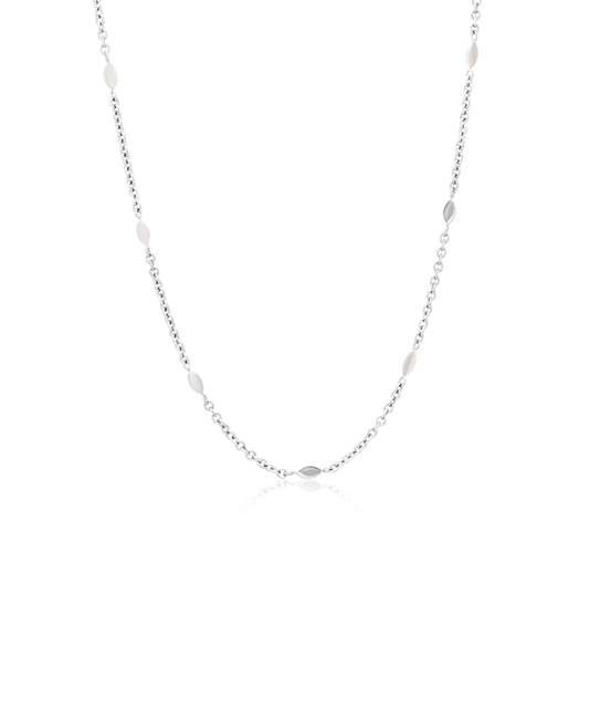 Silver Oval 3mm Necklace