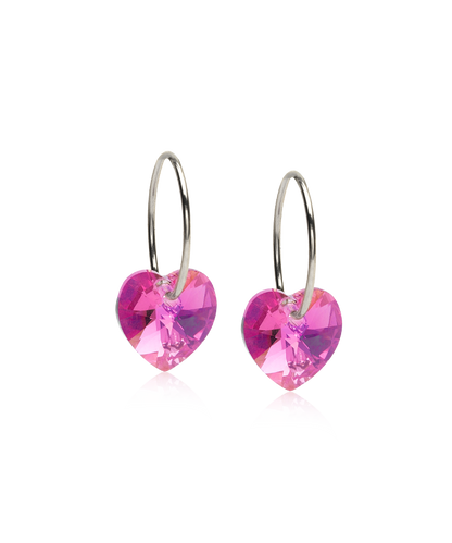 Silver Sleeper Heart 10mm