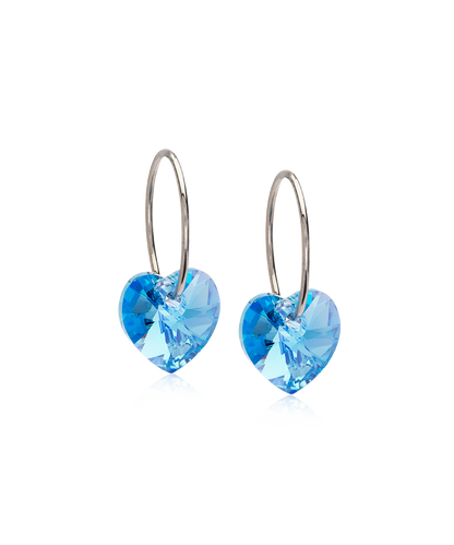 Silver Sleeper Heart 10mm