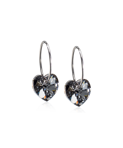 Silver Sleeper Heart 10mm