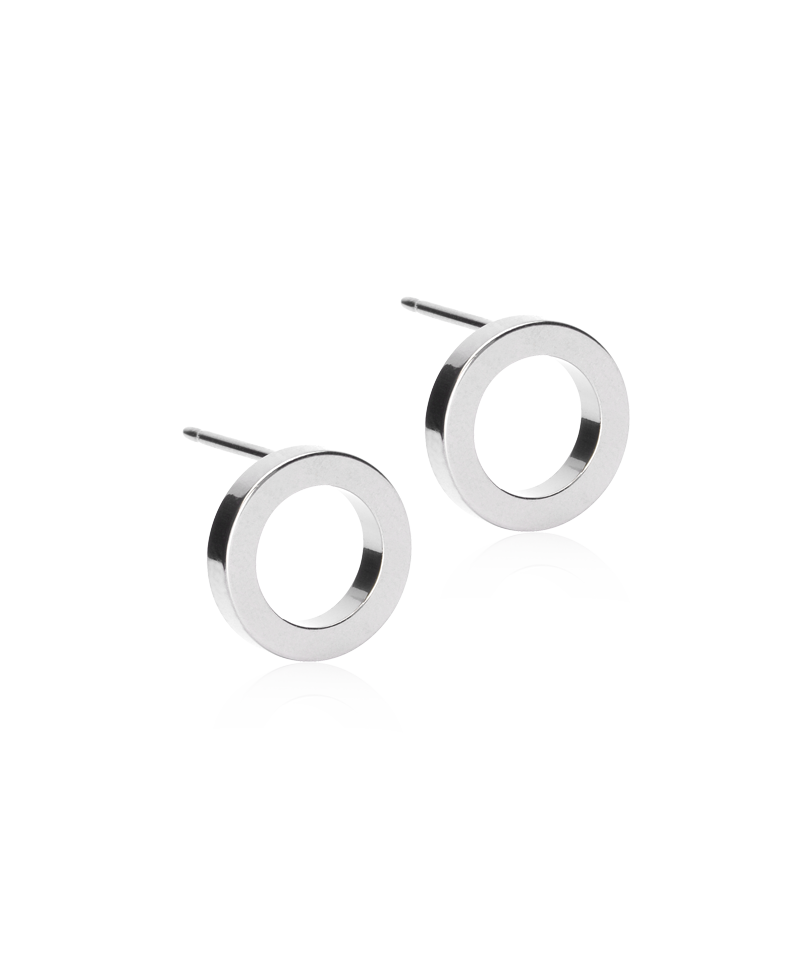 Silver Puck Hollow 10mm