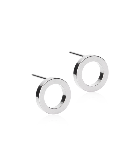 Silver Puck Hollow 10mm