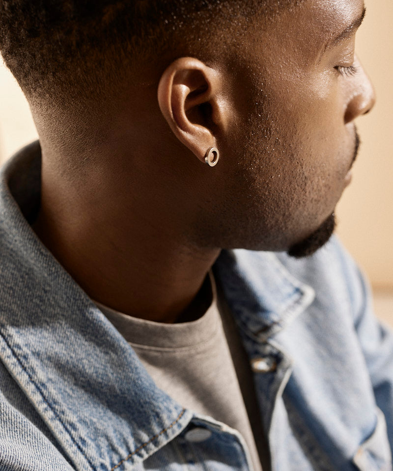 Silver Puck Hollow 10mm