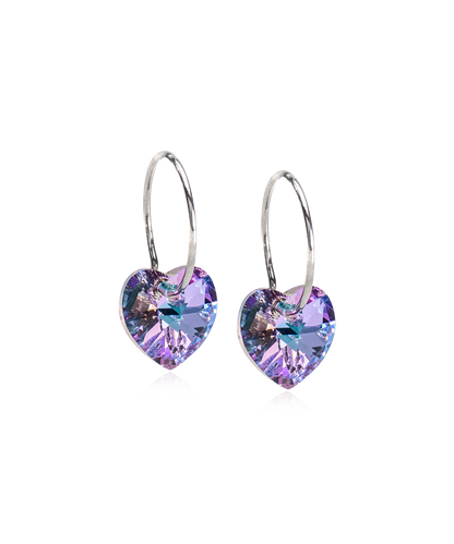 Silver Sleeper Heart 10mm