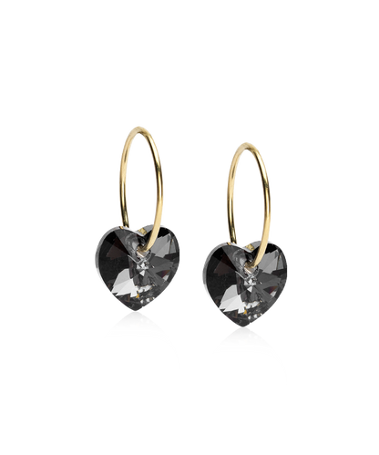Gold Sleeper Heart 10mm