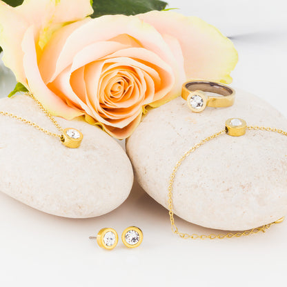 Gold Grand Bezel Bracelet